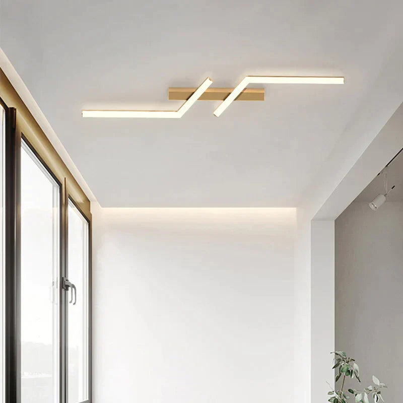 Minimalist Modern Linear LED Ceiling Light