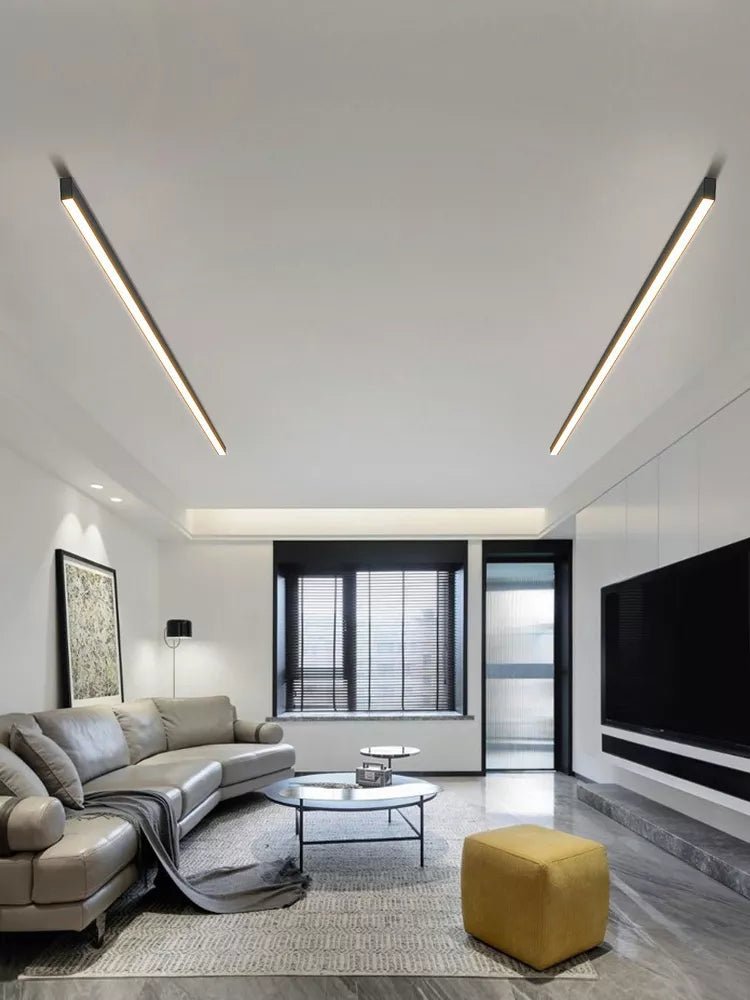 Minimalist Contemporary Linear LED Ceiling Light