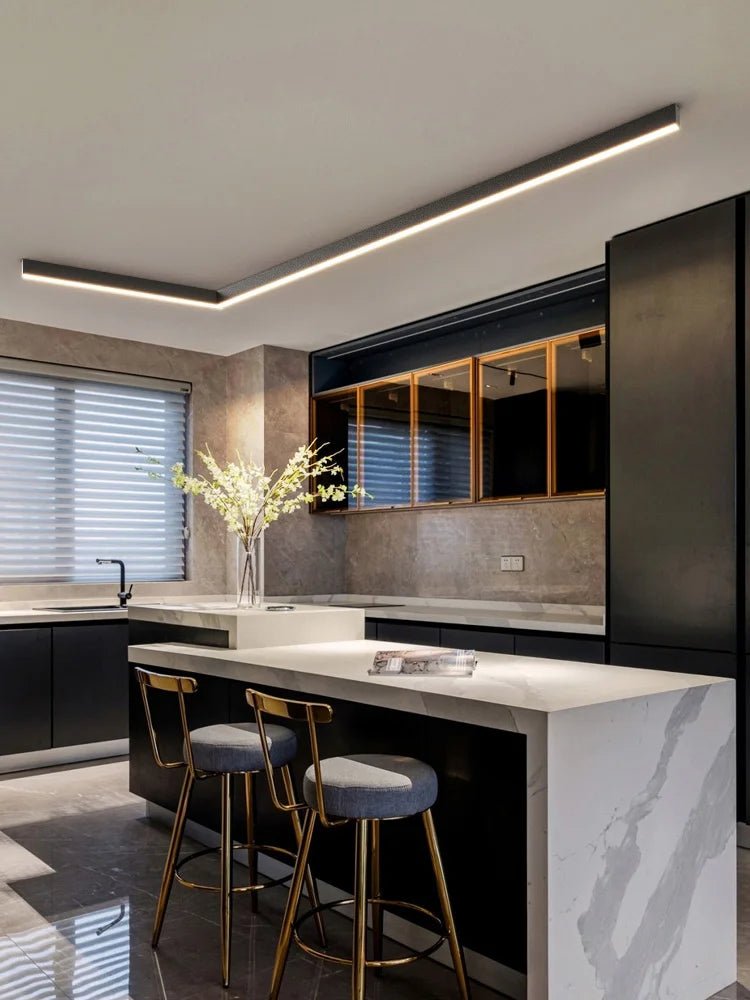 Minimalist Contemporary Linear LED Ceiling Light