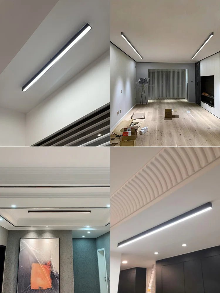 Minimalist Contemporary Linear LED Ceiling Light
