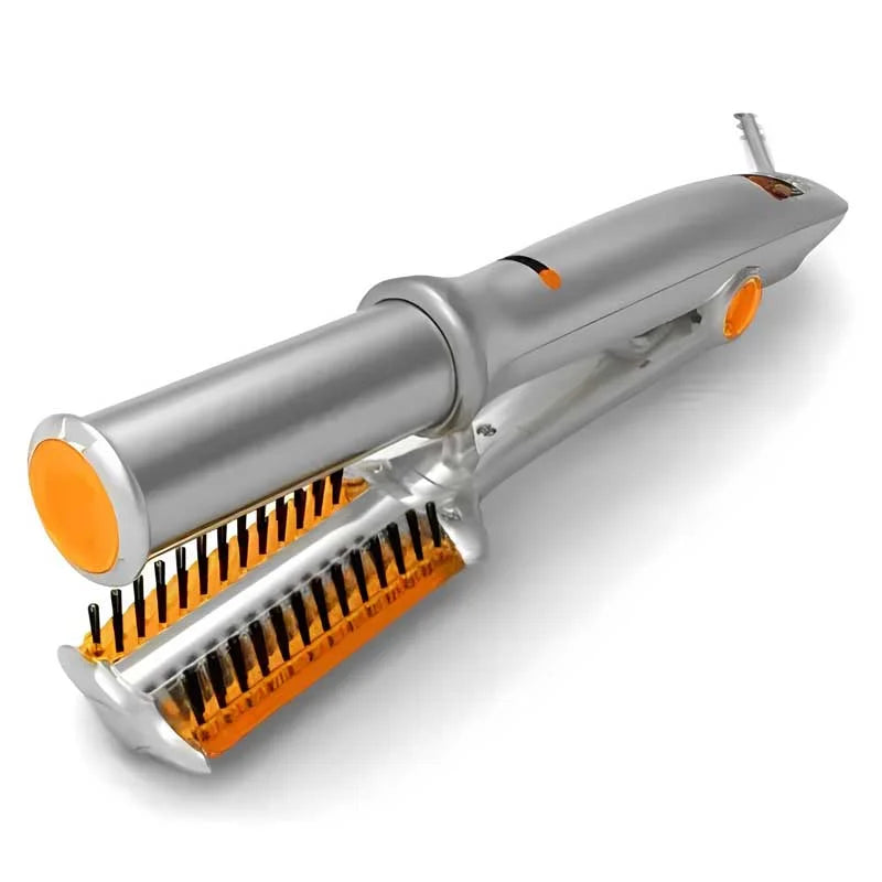Professional Rotating 2 in 1 Iron Hair Brush