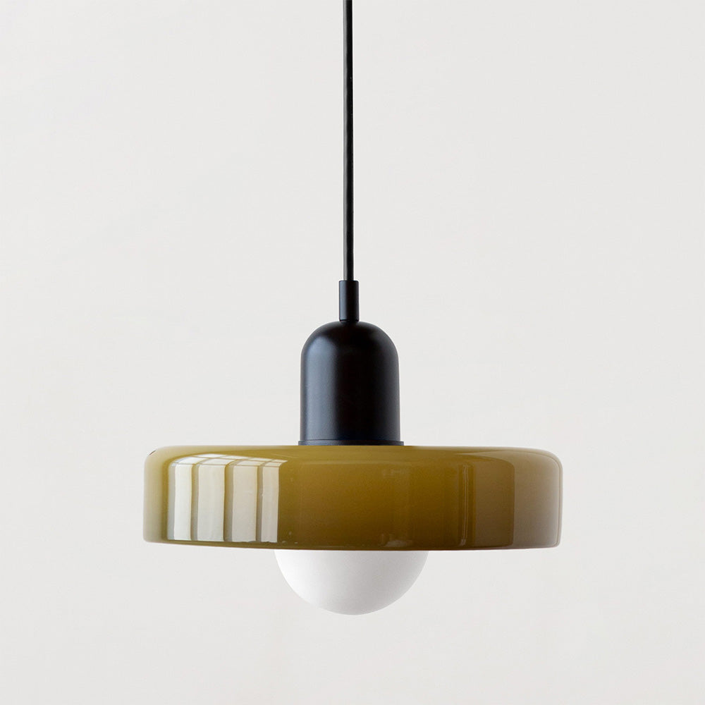 Coastal Transitional Style Two-Tone Pendant Light