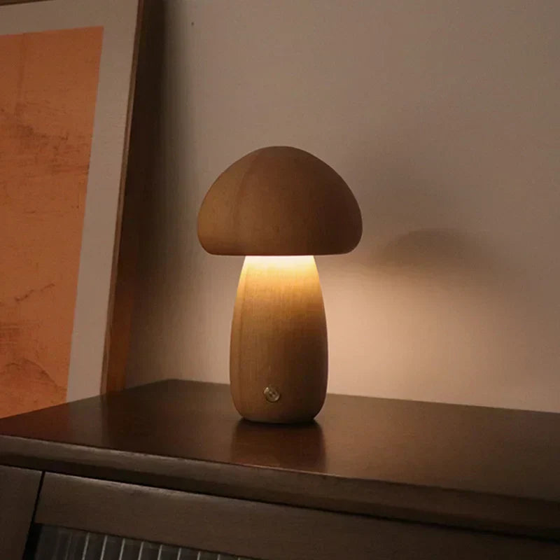 Minimalist Mushroom Touch Table Lamp