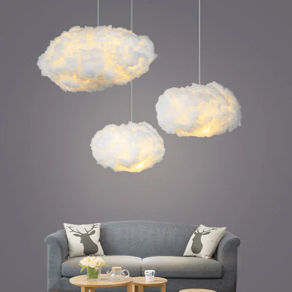 Minimalist Cloud Shape LED Pendant Light