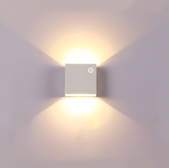 Minimalist Smart LED Wall Light for Outdoor Use