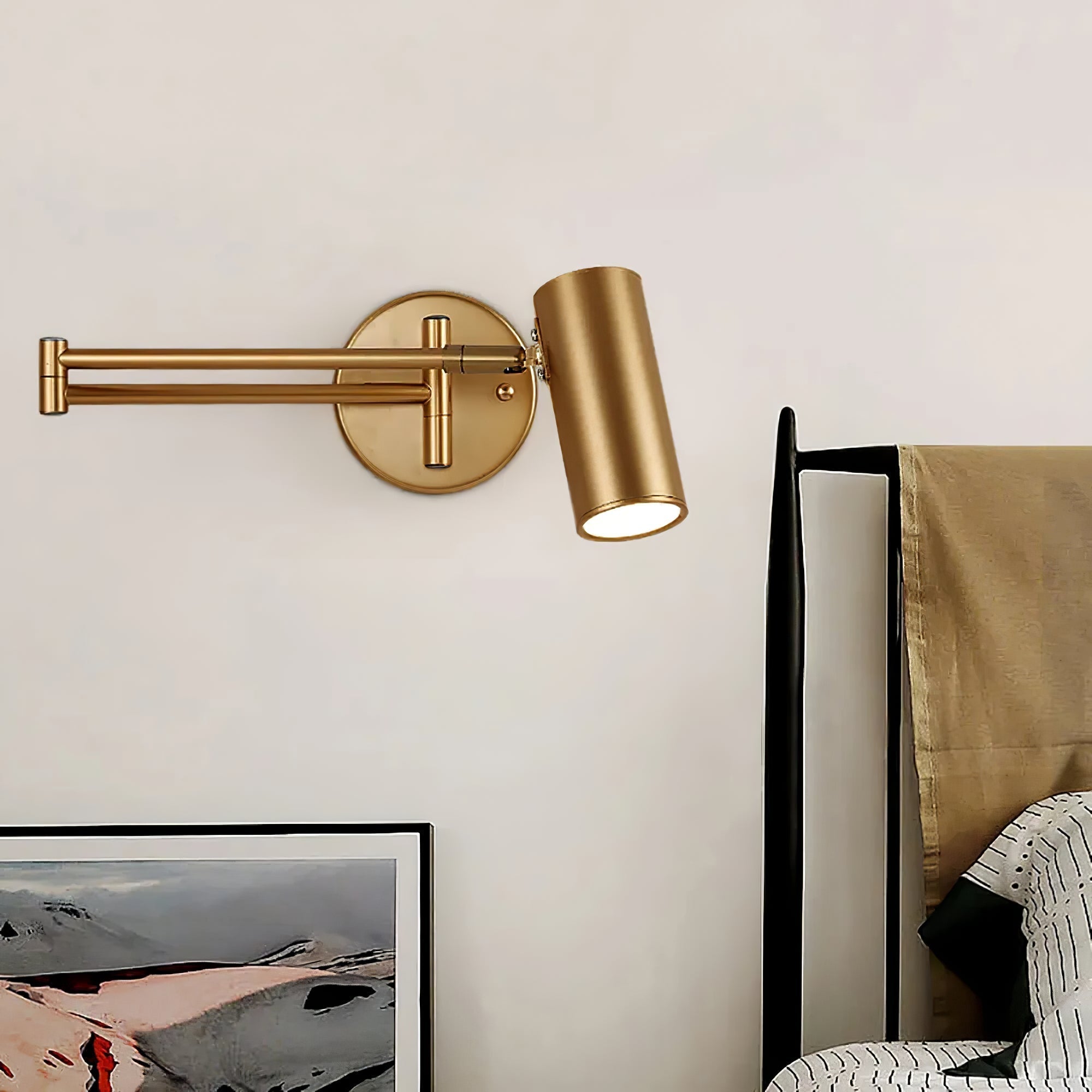 Minimalist Adjustable Arm LED Wall Light