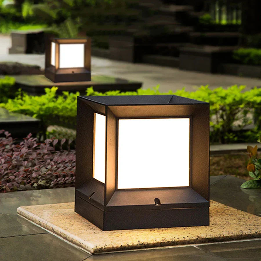 Modern Outdoor Pillar Gate Light
