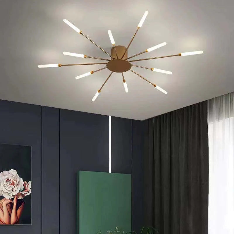 Mid Century Industrial LED Ceiling Light