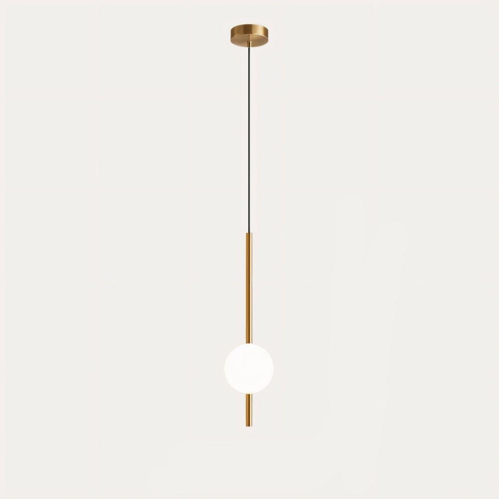 Minimalist Contemporary Vertical Globe Pendant Lamp
