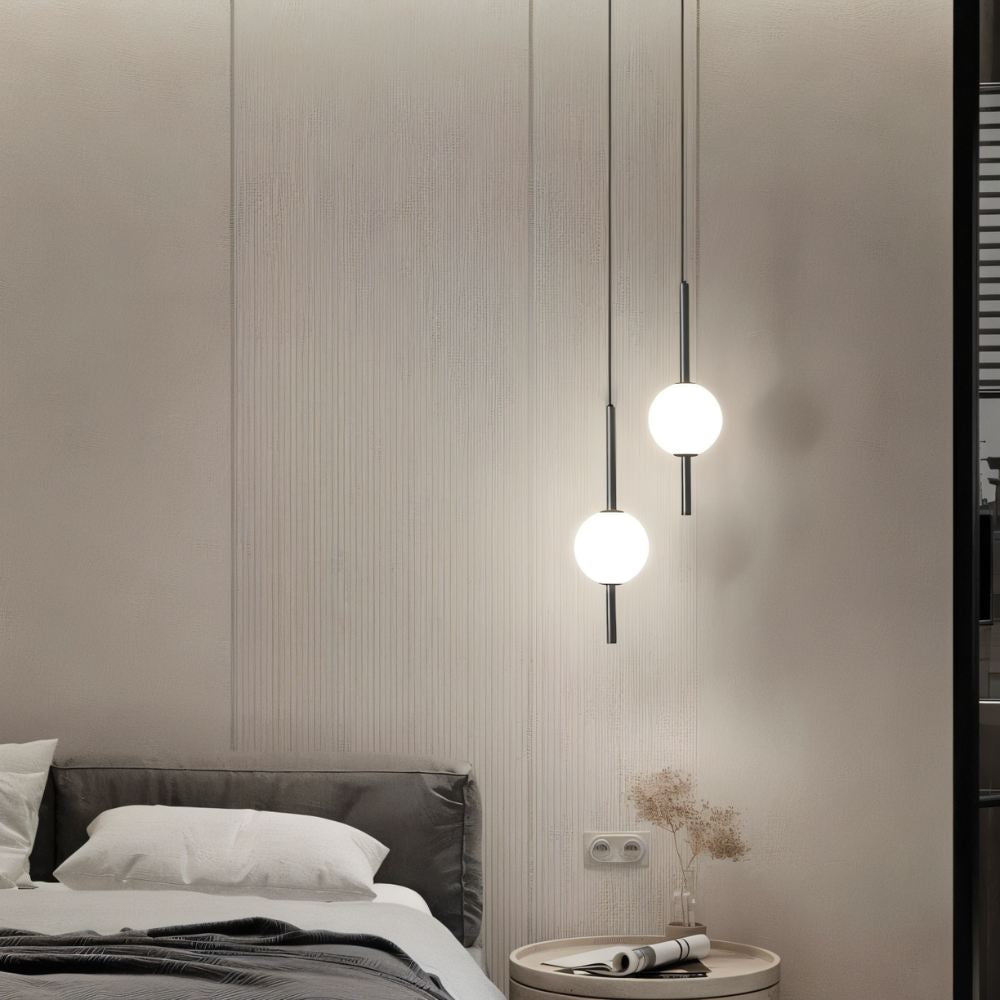 Minimalist Contemporary Vertical Globe Pendant Lamp