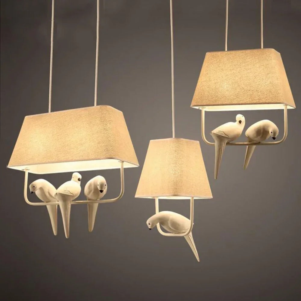 Creative Bird Pendant Light for Living Room and Dining Room