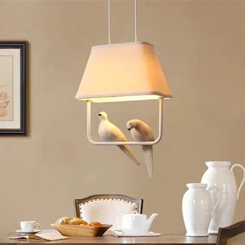 Creative Bird Pendant Light for Living Room and Dining Room