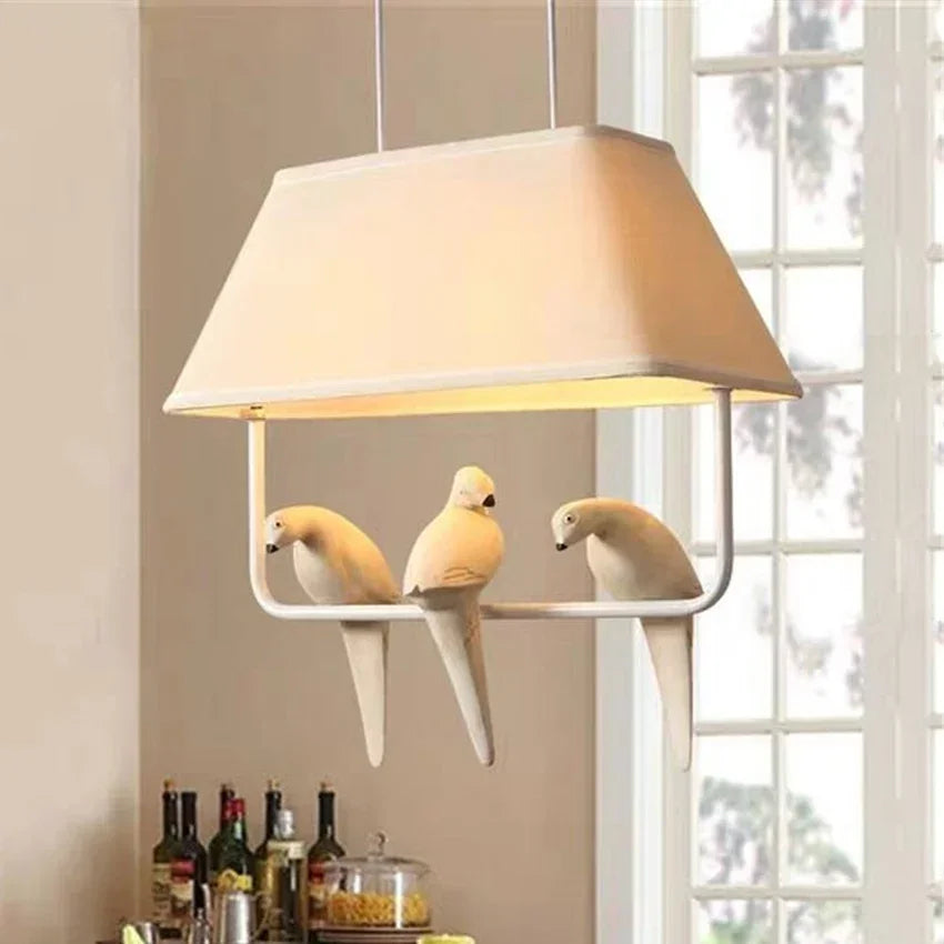 Creative Bird Pendant Light for Living Room and Dining Room