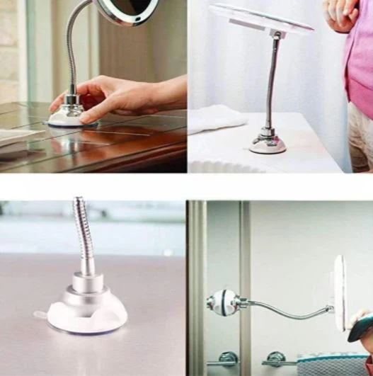 Adjustable Flexible Mirror With Light