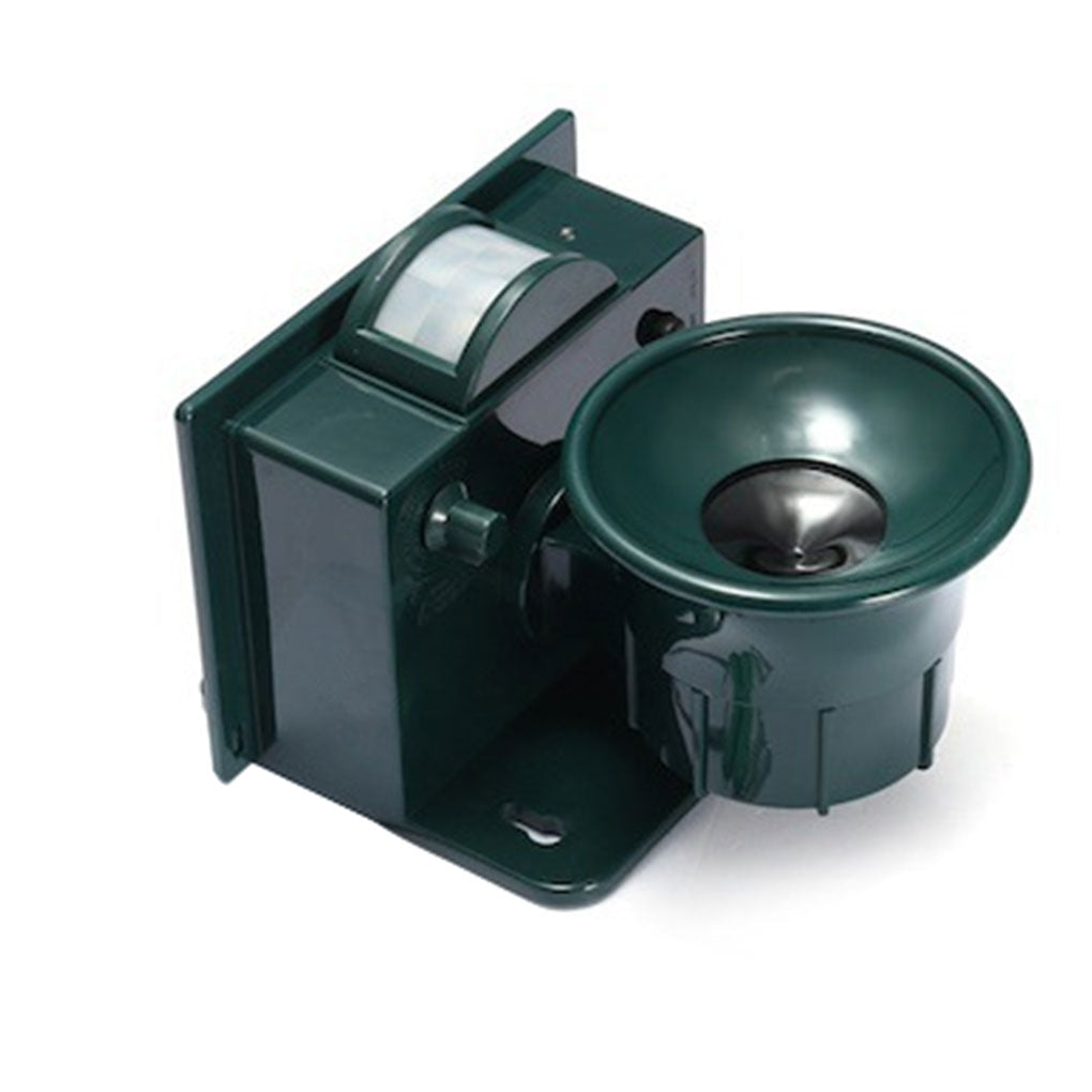 Motion-Activated Bird Repeller With Sound Scarer