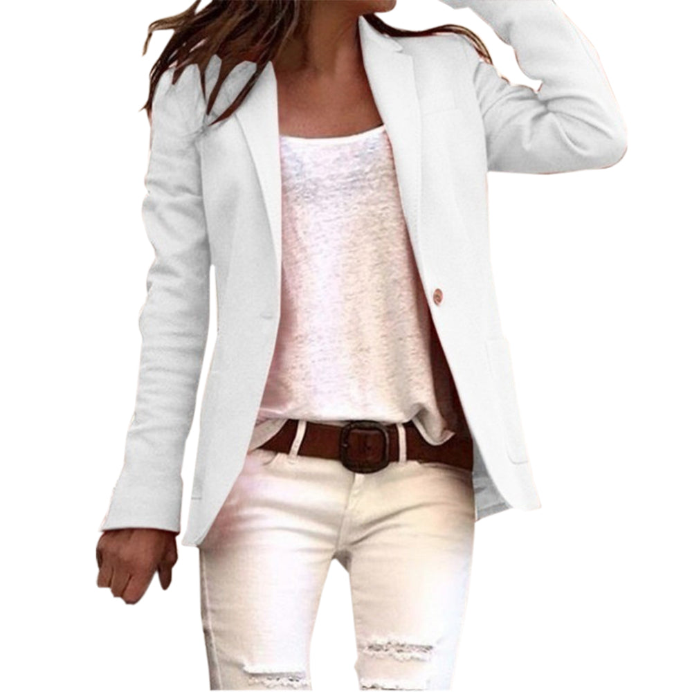 Women's Stylish Long Sleeve Blazer | Slim Fit