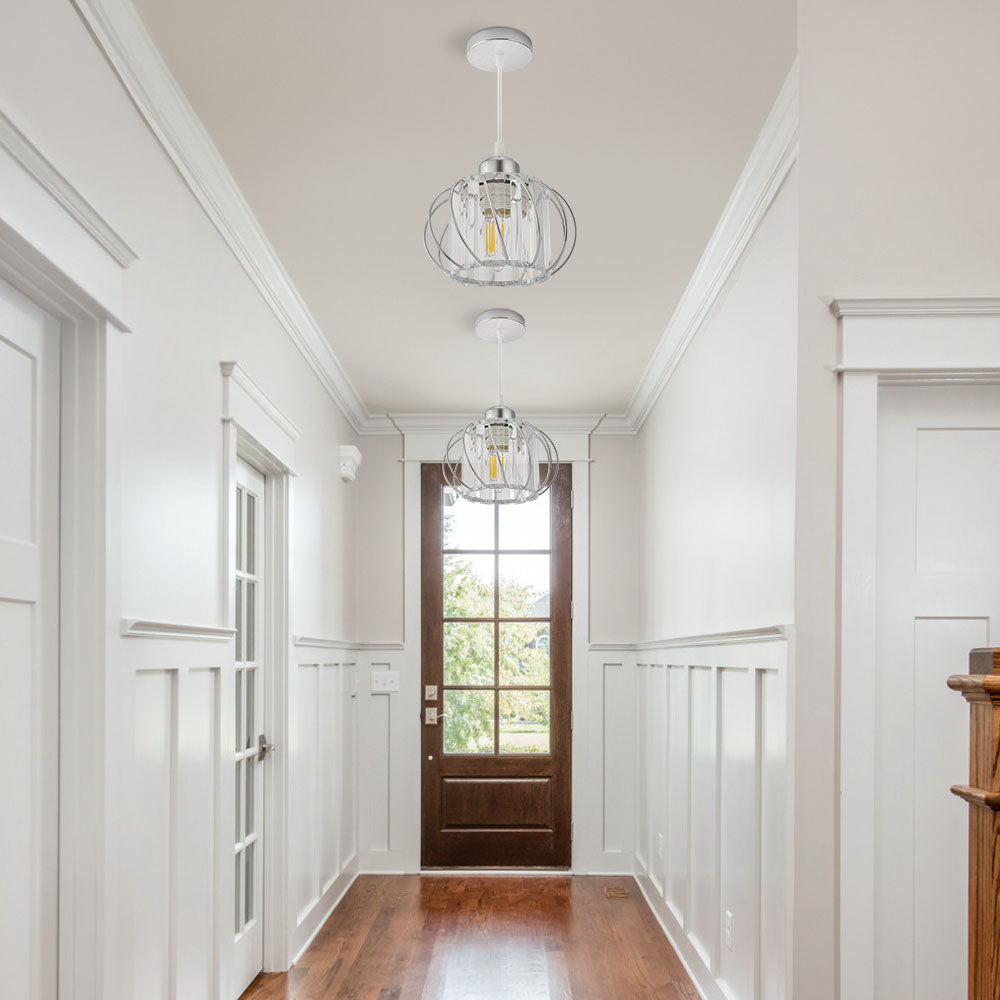 Modern Semi-Flush Mount Ceiling Light for Hallway, Bedroom, and Kitchen