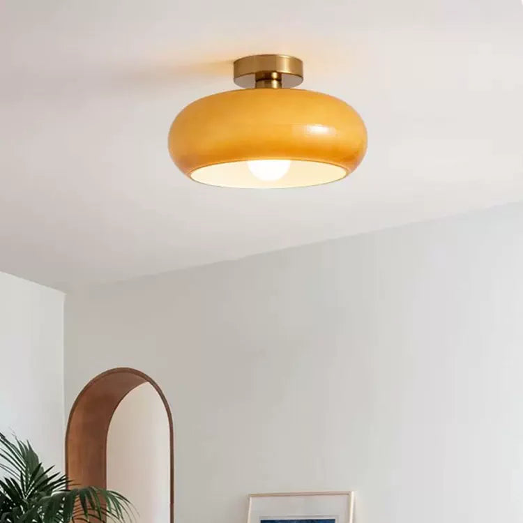 Art Deco Contemporary Round Ceiling Lamp