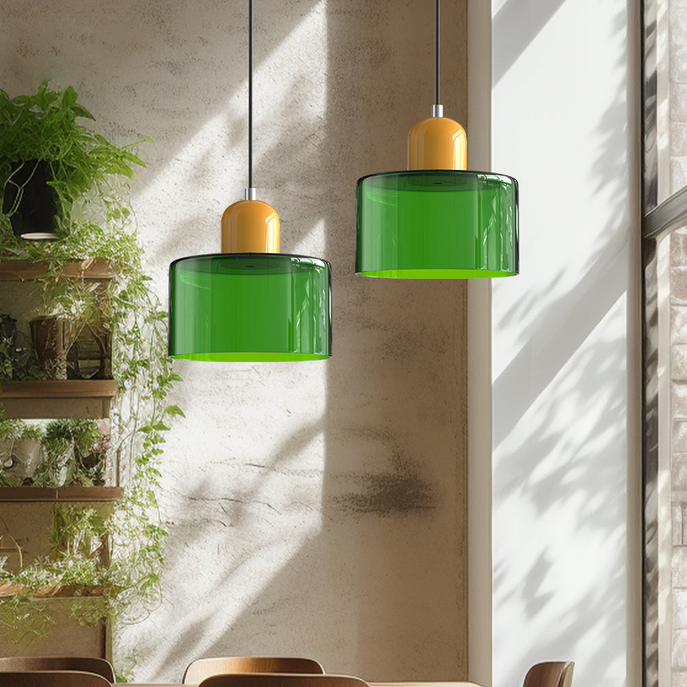 Nordic Style Cylindrical Pendant Light