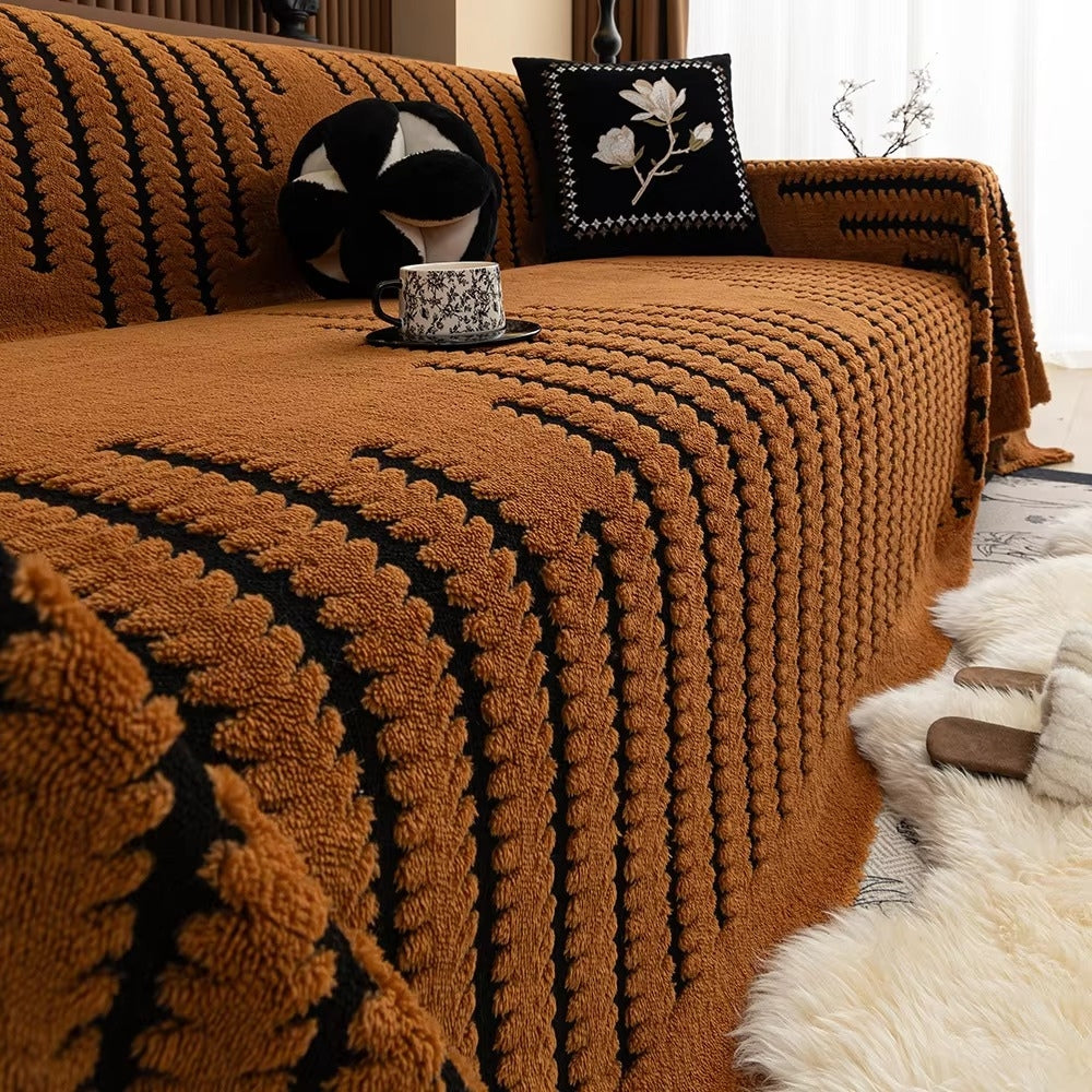 Decorative Knitted Throw Sofa Cover