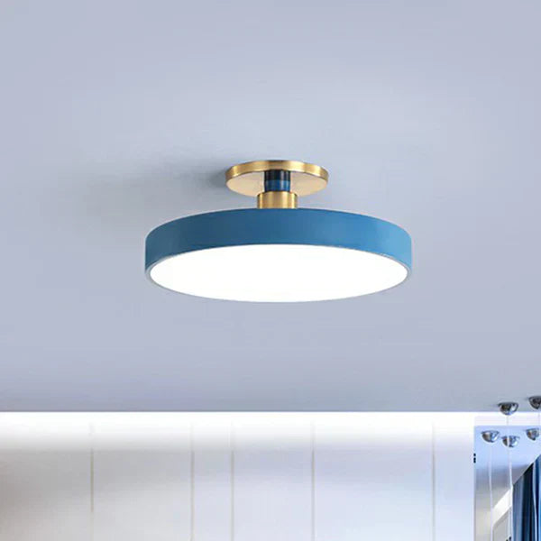 Minimalist Flush Mount Round Ceiling Lamp