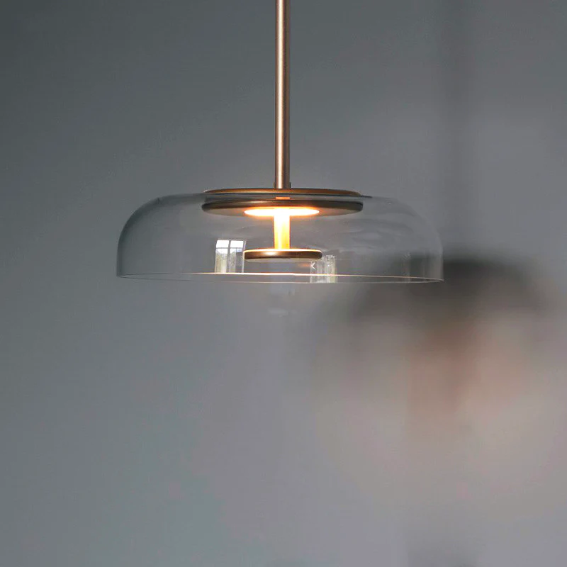 Modern Bowl-Shaped Shade Pendant Light Fixture