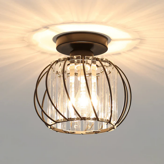 Modern Semi-Flush Mount Ceiling Light for Hallway, Bedroom, and Kitchen