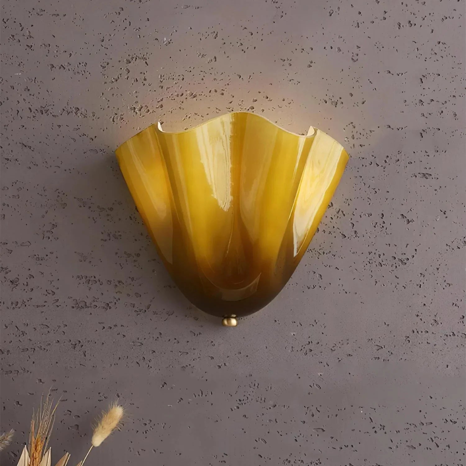 Art Deco Vintage Shell Inspired LED Wall Light