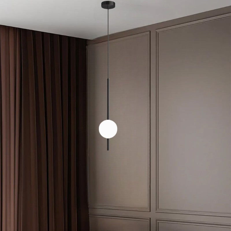 Minimalist Contemporary Vertical Globe Pendant Lamp
