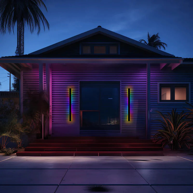 Linear Minimalist LED Outdoor Wall Light