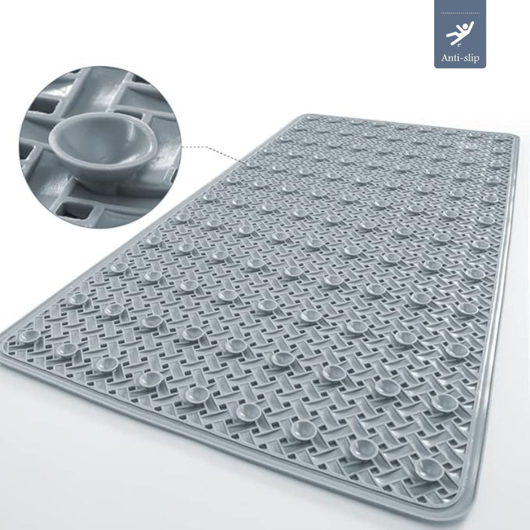 Anti-Slip Shower Mat With Suction Cups