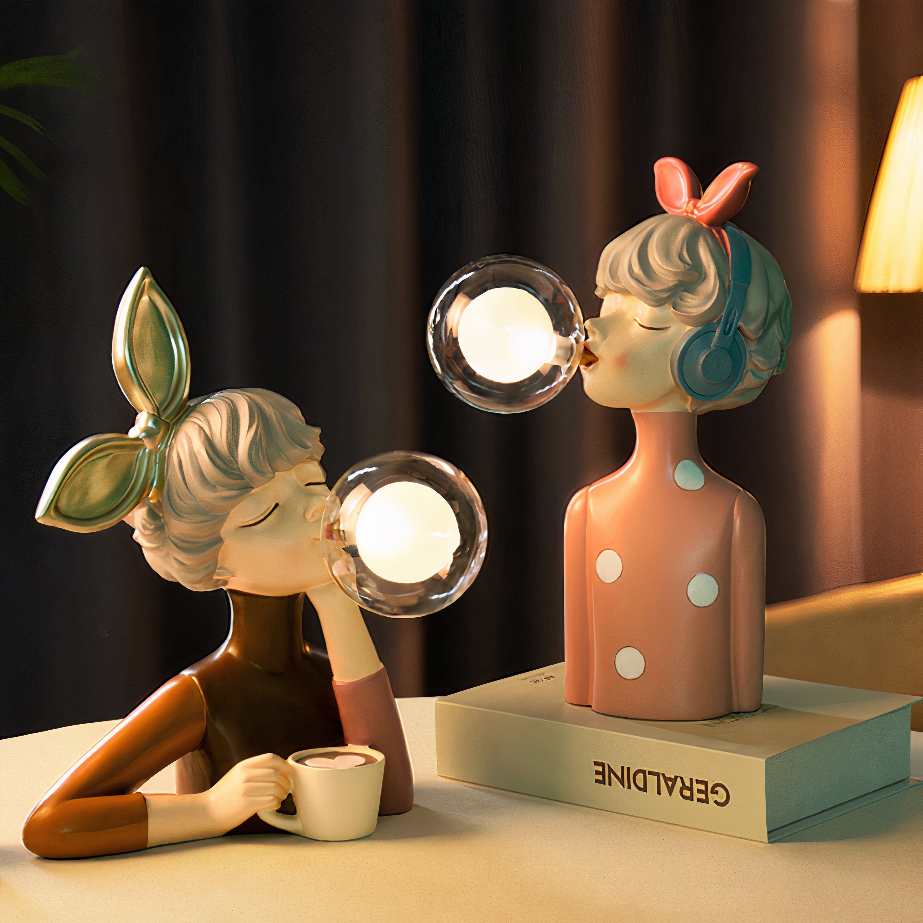 Scandinavian Sisters Modern Table Lamp