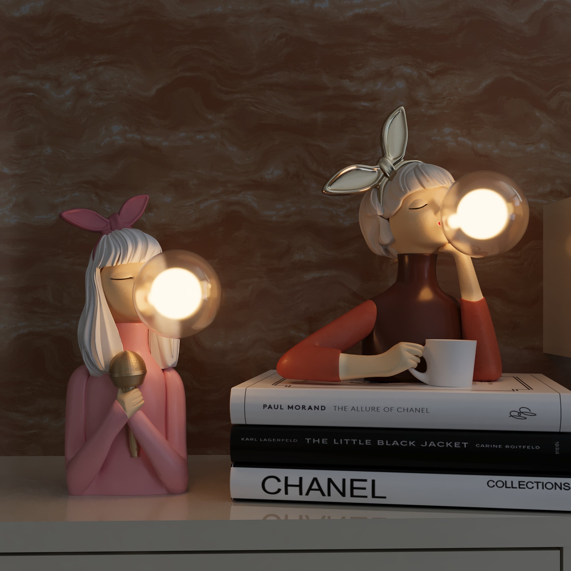 Scandinavian Sisters Modern Table Lamp