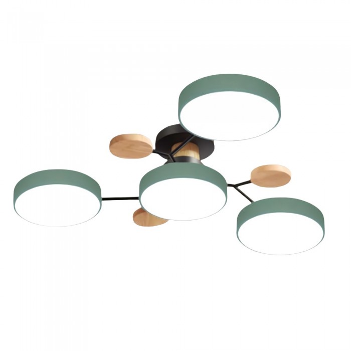 Mid-Century Modern Round Disc LED Ceiling Light