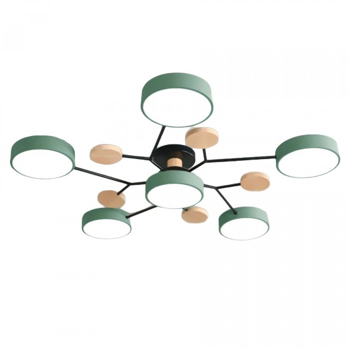 Mid-Century Modern Round Disc LED Ceiling Light