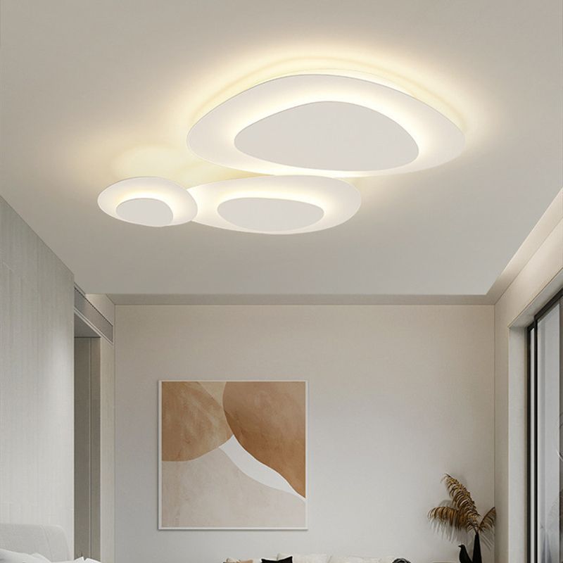 Contemporary Triangular LED Flush Mount Ceiling Light