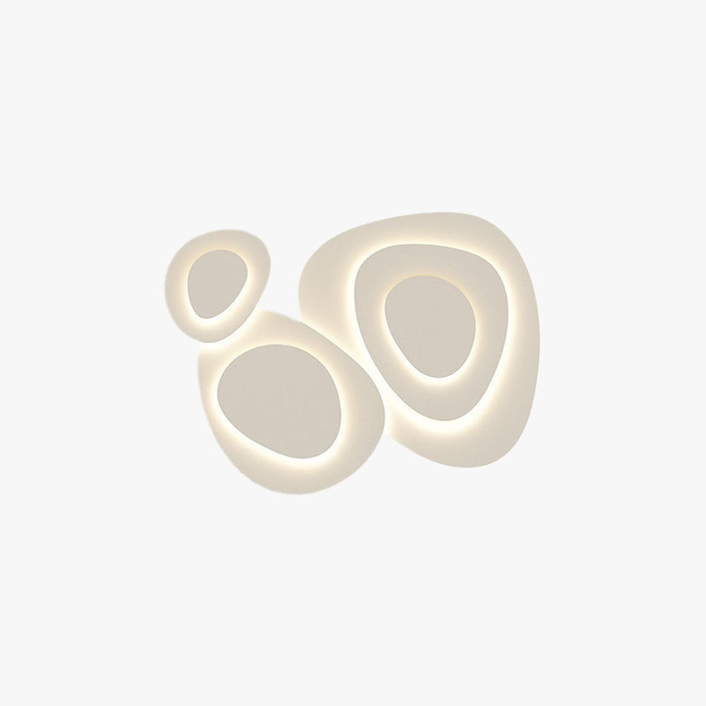 Contemporary Triangular LED Flush Mount Ceiling Light