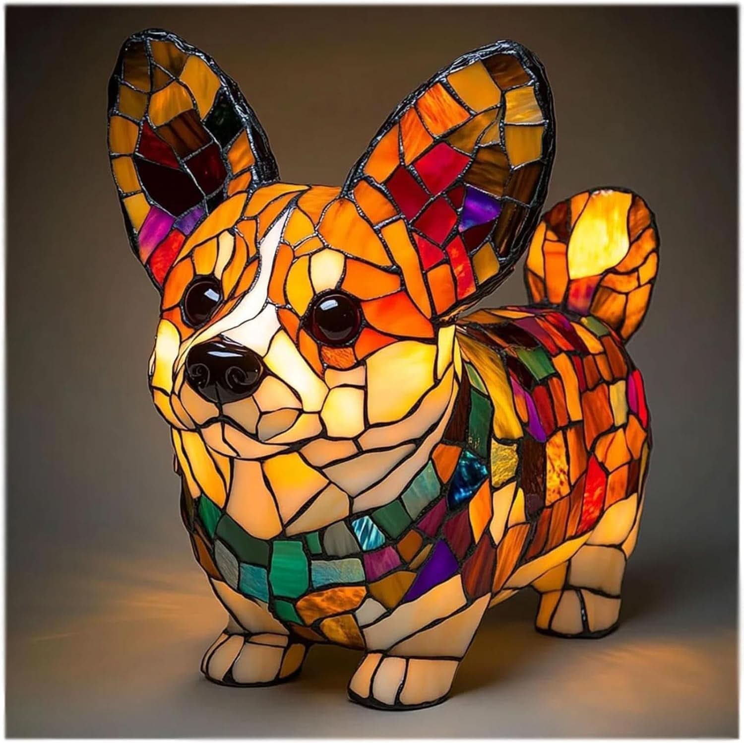 Minimalist Artistic LED Dog Breed Table Lamp