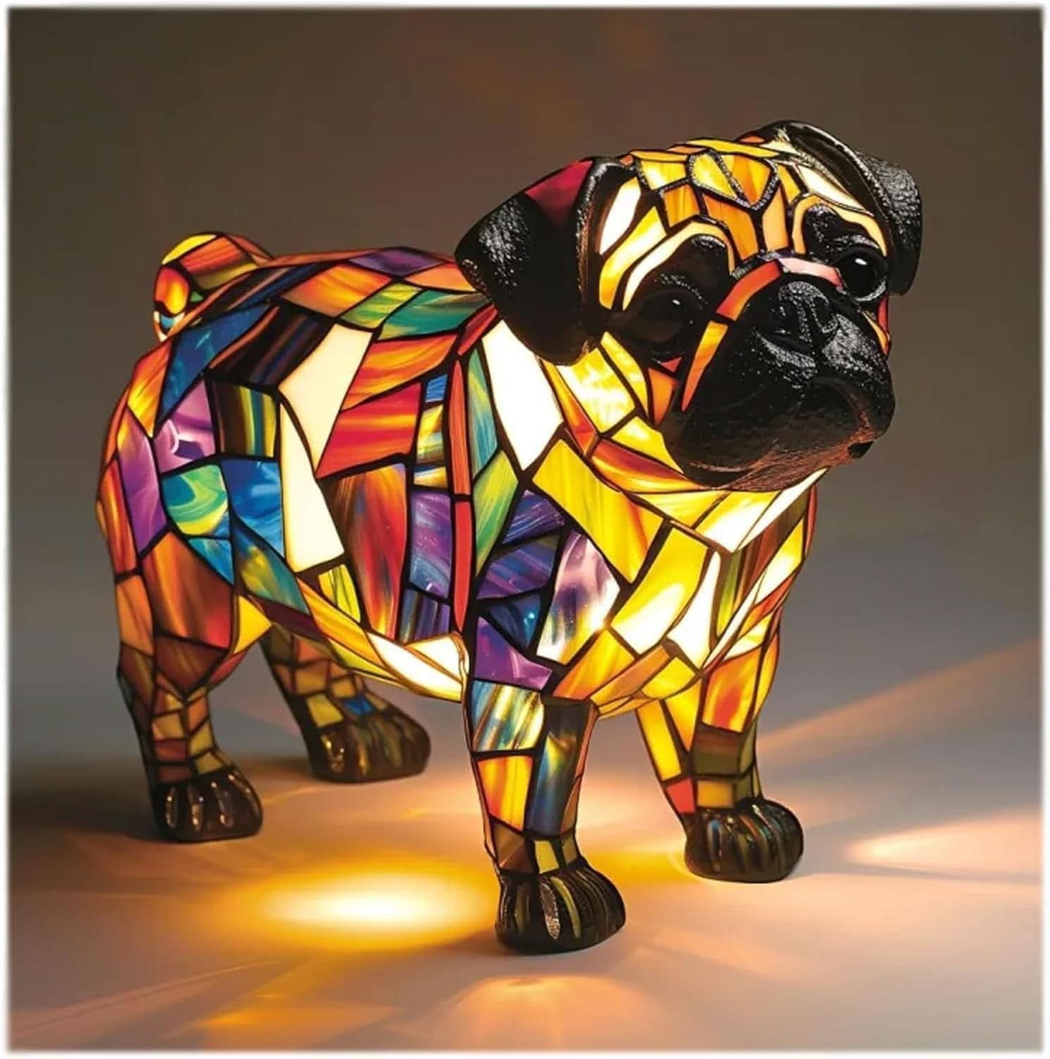 Minimalist Artistic LED Dog Breed Table Lamp
