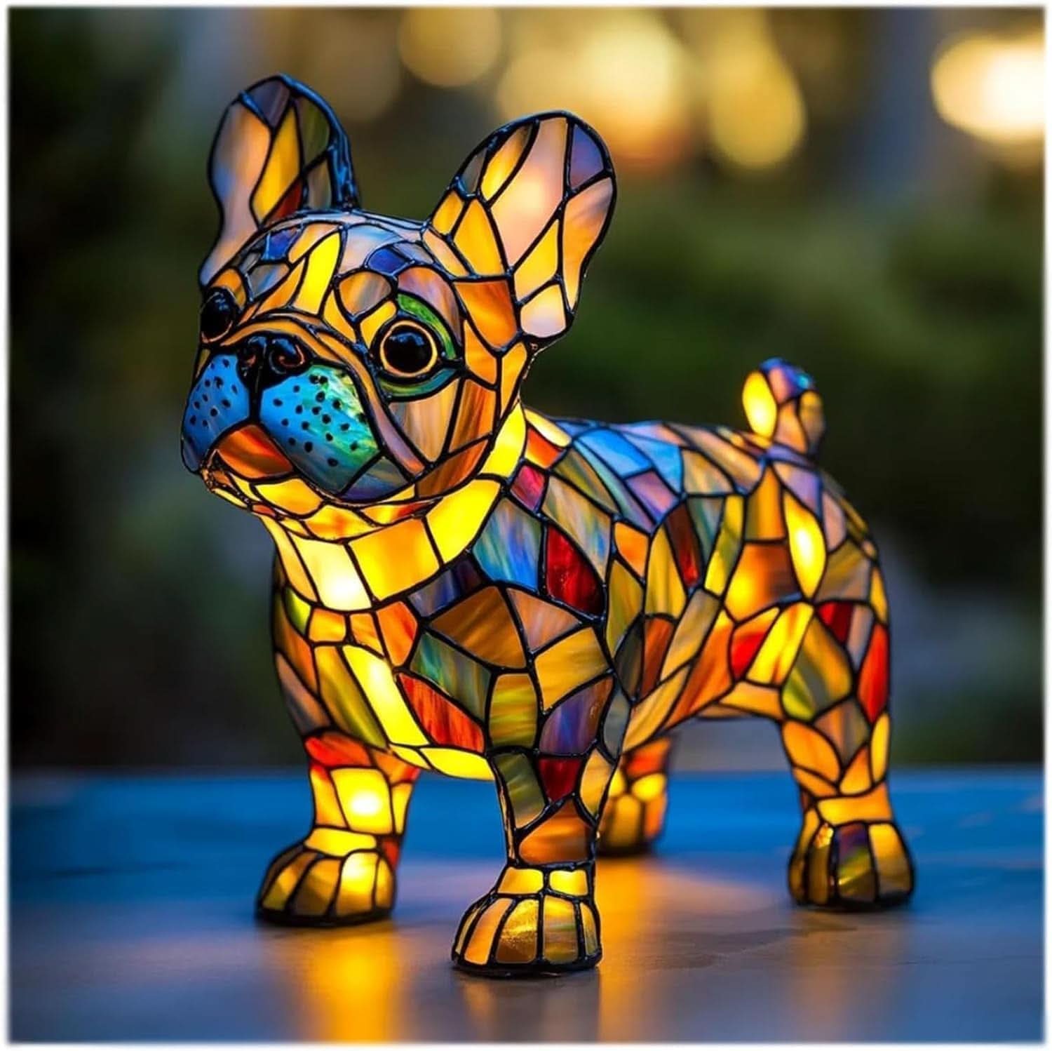 Minimalist Artistic LED Dog Breed Table Lamp
