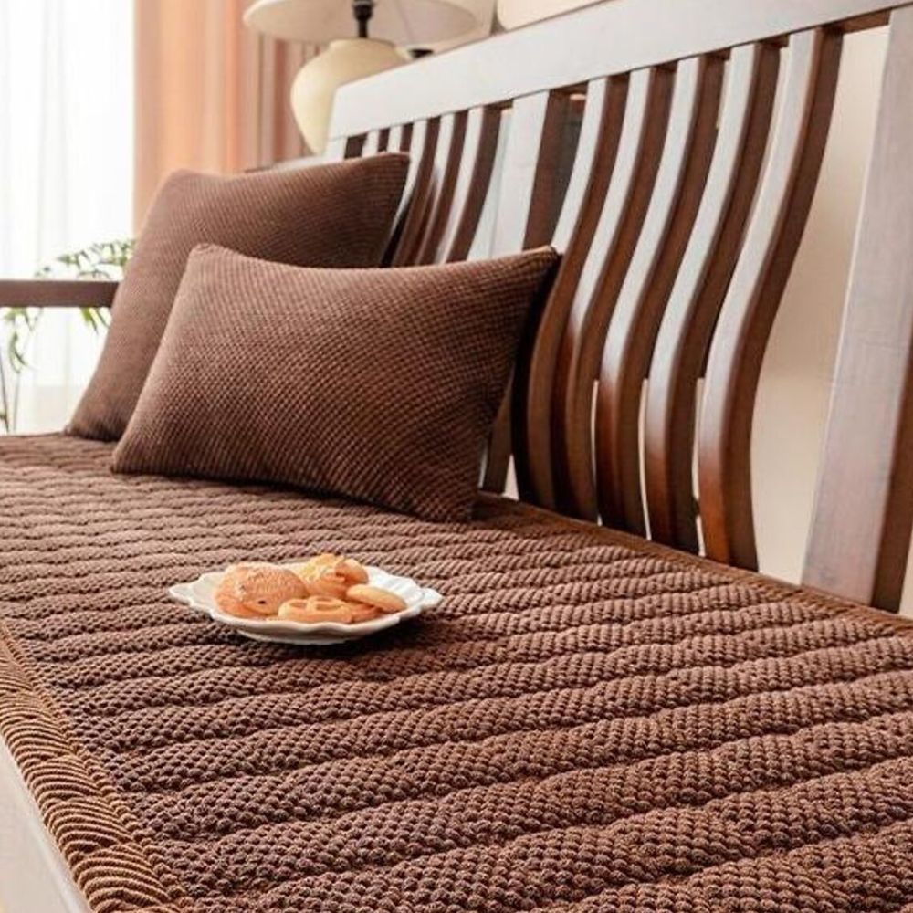 Textured Sofa Throw Cover