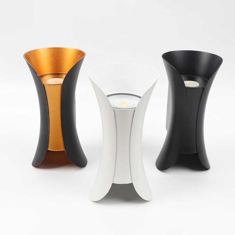 Contemporary Curved LED Outdoor Wall Light