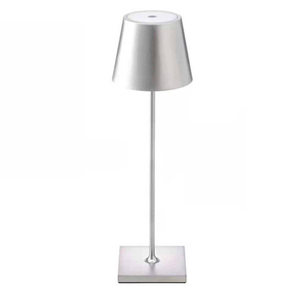 Minimalist Rechargeable Table Lamp with Touch Dimmer