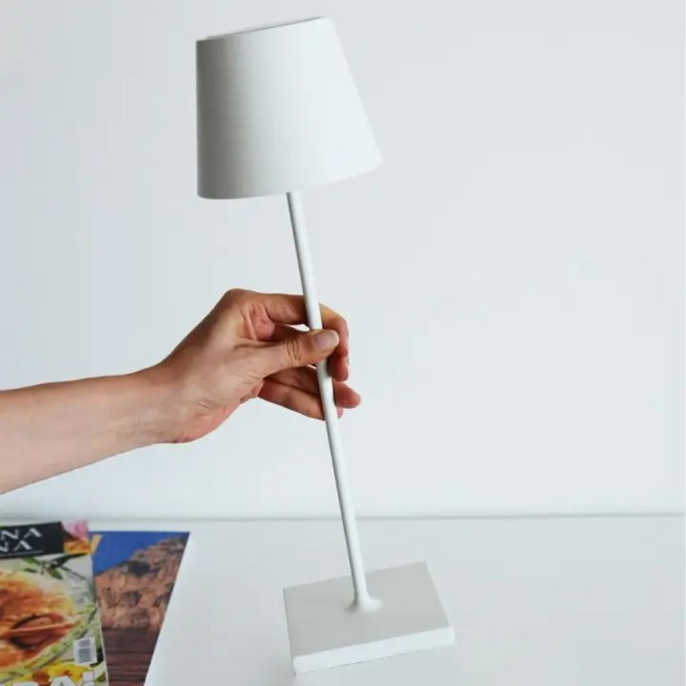 Minimalist Rechargeable Table Lamp with Touch Dimmer