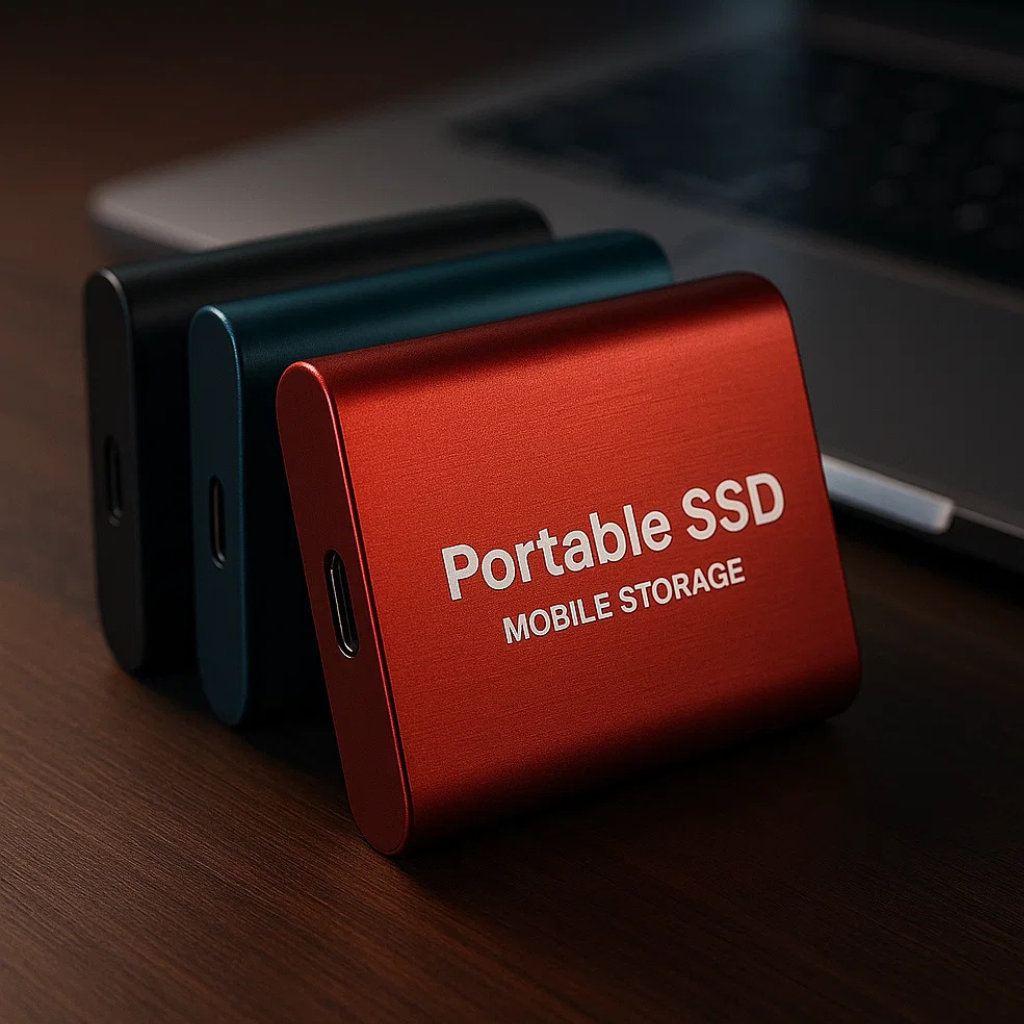 Portable SSD External Hard Storage Drive