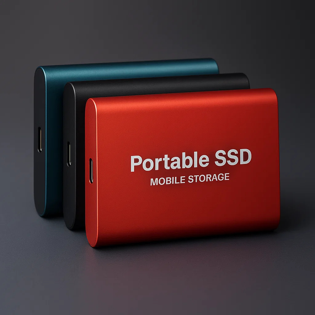 Portable SSD External Hard Storage Drive
