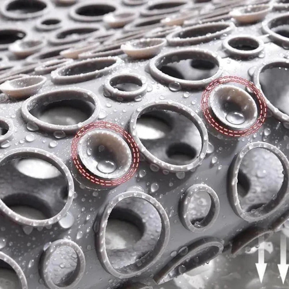 Non-Slip Water Draining Shower Mat