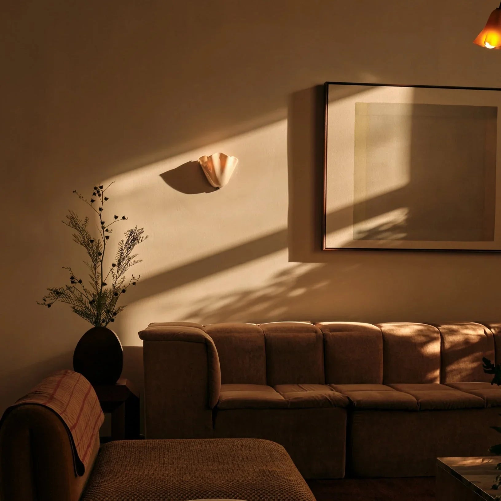 Art Deco Vintage Shell Inspired LED Wall Light