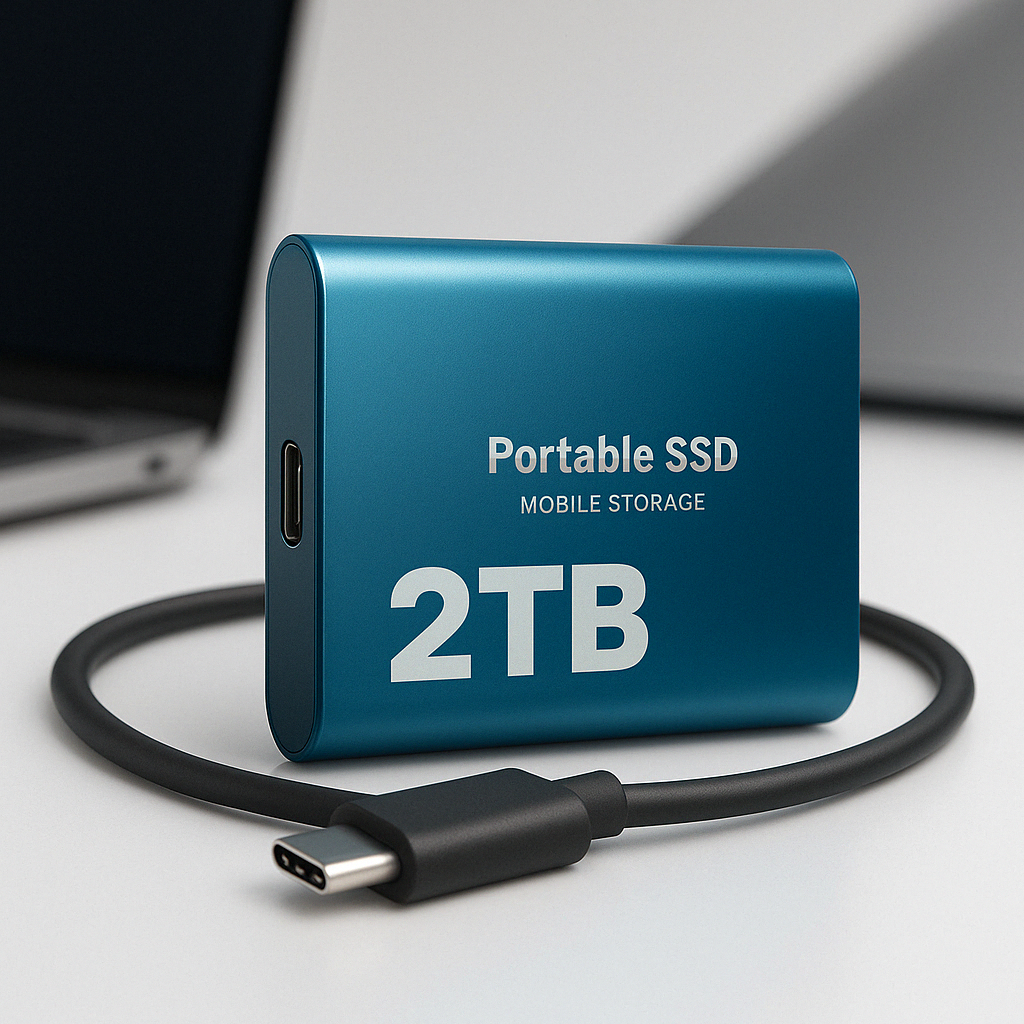 Portable 2TB SSD Hard Drive