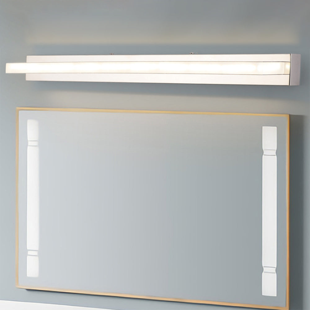Minimalist Rectangular Mirrored Front LED Wall Light
